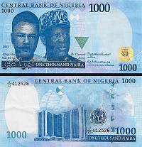 *1000 Naira Nigéria 2023, P49b UNC - Kliknutím na obrázok zatvorte -